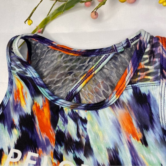 Peloton Composite Multicolor High Neck Sport Bra Small - Picture 8 of 15